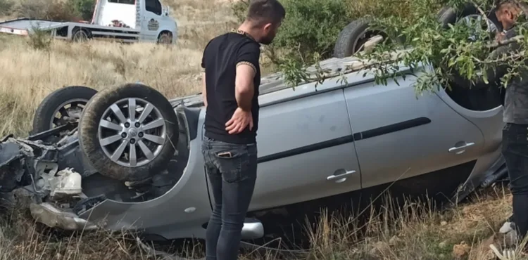 Yahyalı’da otomobil devrildi: 4 yaralı