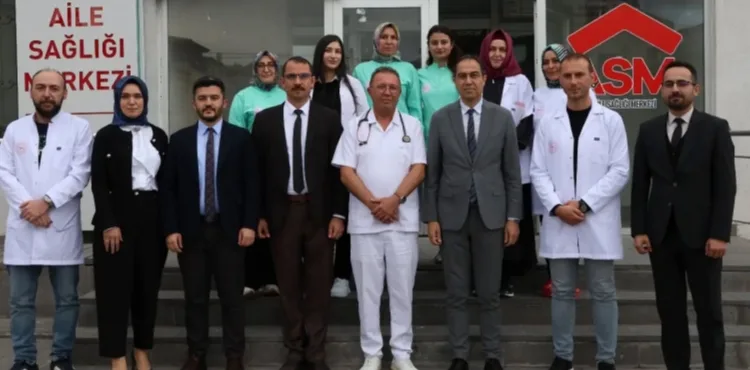 İl Sağlık Müdürü Erşan, Aile Sağlığı Merkezini ziyaret etti